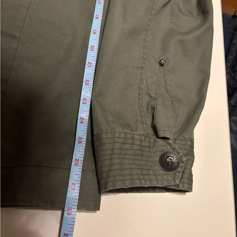 Affliction Men's cross bone military Jacket - Picture 5 of 10